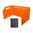 thumbnail image 4 of Almencla Camping Windscreen, Gas Wind Protection, with Carrying Bag, Folding Windshield 3 Plates Orange, 4 of 8