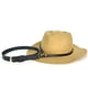 thumbnail image 3 of Colgante de pared para sombreros boho tejido a mano | Organizador de sombreros decorativos de macramé | Hilos de hilo fuertes, diseño sin aplanamiento | Se adapta a sombreros de paja de ala ancha,, 3 of 4