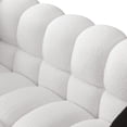 thumbnail image 5 of 5-Seater Sofa, 84.3/62.2 Inch Boucle Sofa, Upholsteried Marshmallow Sofa, White, 5 of 7