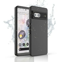 Google Pixel 7 Waterproof Case with Built-in Screen Protector, Full Body Underwater Phone Cover Full Body Shockproof Protection for Google Pixel 7, Black