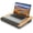 Light Brown, variant on Laptop Lap Desk, Portable Large Laptop Desk for Bed, Up to 17 Inch Lap Pad Tray with Wrist Rest, Mouse Pad, Tablet Phone Slot, Portable Handle, Cushion (Black)