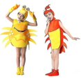 thumbnail image 1 of Niño chico cangrejo langosta tortuga mar Animal disfraz Cosplay para fiesta de Halloween actuación escolar monos niño niña trajes de animales, 1 of 3