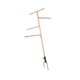 thumbnail image 5 of Percha para pájaros, percha para pollos, percha de entrenamiento, percha para loros con tapón de tierra de metal, accesorios para gallineros, juguetes, 5 of 9