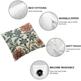 thumbnail image 4 of MAXIAO Blanket Gifts Seamless Pattern of Black Silhouettes of Butterflies Flannel Throw Blanket White, 4 of 6