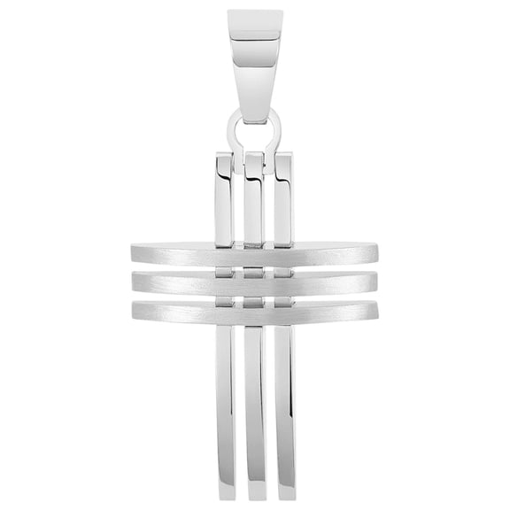 Mystigrey Livio Stainless Steel Cross Pendant for Men
