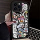 thumbnail image 3 of Funda de teléfono con etiqueta de Anime para iPhone, funda de silicona para iPhone mate 15, 14, 13, 12, 11 Pro Max, X, XS, XR, 7, 8 Plus, SE 2020, 3 of 5