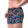 thumbnail image 2 of Uemuo Tropical Leaves Pattern Men's Boxer Briefs,Trunk Anti-Chafing,Comfortable, Durable, and Stylish Underwear-Medium, 2 of 9