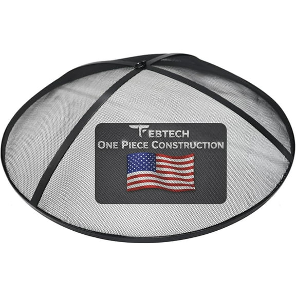 Fire Pit Screen 36 inch Round - Fire Pit Spark Screen Fireplace Screen with Hook for Easy to Lift fire Pit Spark Screens 36" mesh fire Pit