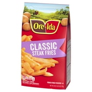 Ore-Ida Classic Steak Fries French Fried Frozen Potatoes, 1 Bag, for Easy Snacks and Dinner Sides, Gluten-Free, 28 oz