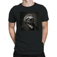 thumbnail image 2 of Vintage Sloth Portrait Art Men's T-shirt, 2 of 3