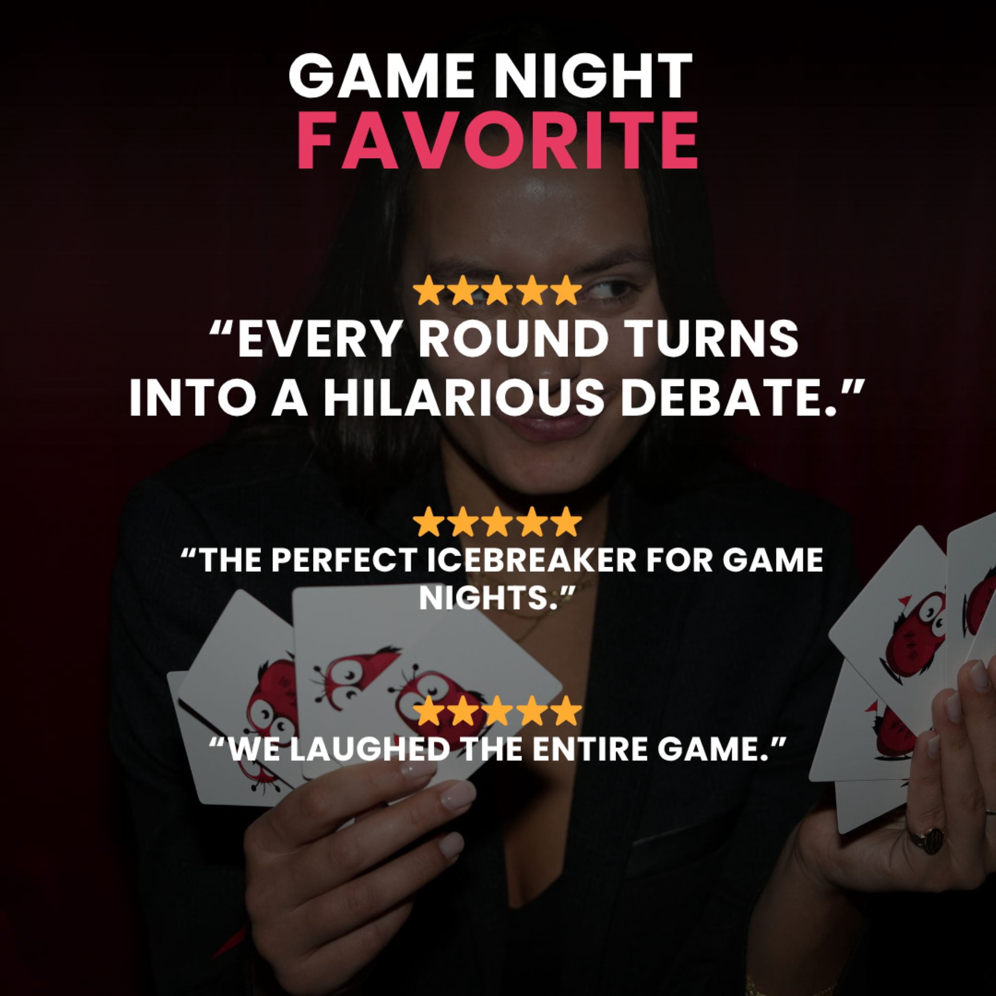 Raise Your Red Flag Party Card Game for Ages 14+, from Asmodee