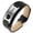 Silver Black, variant on Metaljc Leather Medical Alert ID Bracelet for Men, Engraved Pacemaker, Adjustable 6.1-8.1 in