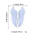 thumbnail image 5 of YongCo Angel Wing Decor Combination Earrings Silicone Mold Epoxy Resin DIY Crafts, 5 of 15