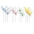 thumbnail image 2 of 36PCS Simulated Dragonfly Stakes, Iron Clip On Dragonfly Garden Decor, 4-Color Yard Ornament, Outdoor Decor for Garden, Patio, Lawn, Flower Bed & Landscape Decoration, Multicolor, 2 of 9