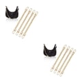 thumbnail image 3 of fastboy 4Pcs Bags Chains Replacement Gold Metal Belt Removable Adjustable Decorative Purse Straps Handles Messenger Crossbody 2Set, 3 of 5