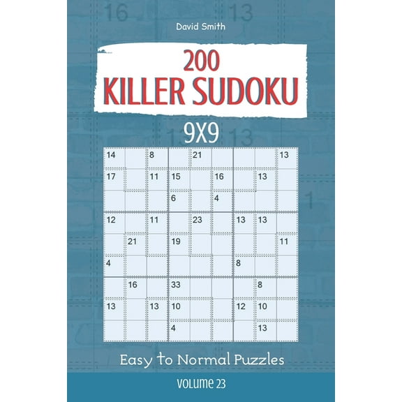 Killer Sudoku - 200 Easy to Normal Puzzles 9x9 vol.23