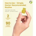 thumbnail image 3 of BariSlim Advanced Bariatric Multivitamin Gummies for Nutritional & Energy Support, Pineapple Flavour, 90 Count, 10.6 oz, Adult, 3 of 9