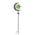 thumbnail image 2 of Iron Windmill Stake Light, Solar Powered Courtyard Decoration With Rotating Led Blades, for Garden Pathway, Green, 2 of 6