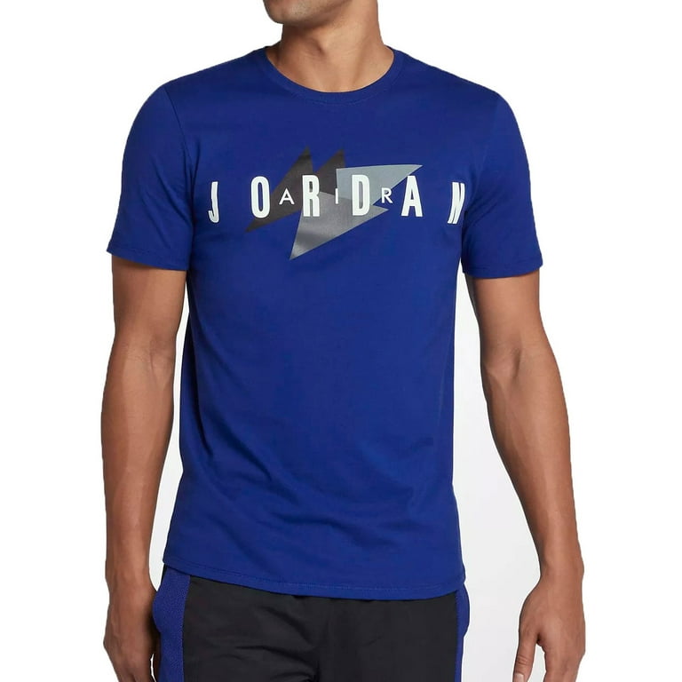 Air Jordan Brand 1 Men's Sportswear T-Shirt Deep Royal Blue/White 908007-455