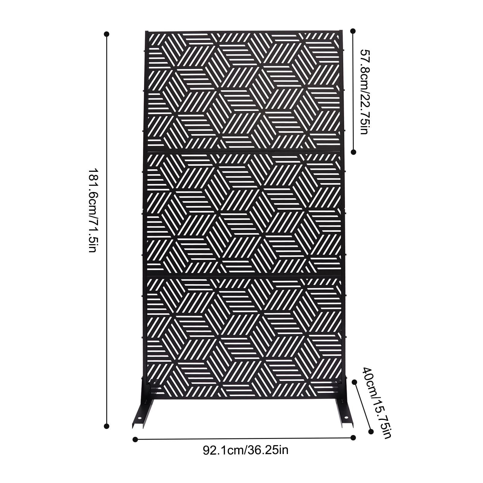 Outdoor Privacy Fence Screen, Outdoor Decorative Panels, Privacy Screen Fence Panels for Balconies, Courtyards, Gardens, Decks, Swimming Pools