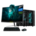 thumbnail image 1 of PC Gamer Completa IA DXT GAMING NVIDIA GeForce RTX 5060 Intel Core i7 14700F 16GB DDR5 SSD 1TB Monitor Curvo 27 180Hz WIFI BT Black Productividad Versátil Acelerada con IA, 1 of 6
