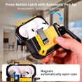 thumbnail image 3 of Case for AirPods Pro 3rd Generation with Phone Holder Compatible with Back Magnetic Suction Function Suitable for AirPods Pro 3 Protective Case, 3 of 5