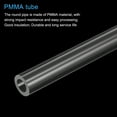 thumbnail image 4 of Uxcell Transparent Rigid Acrylic Pipe 12 mm ID x 18mm OD x 305mm Round Tube, 4 of 6