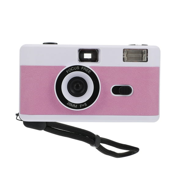 GAXIRE 1 Pc Reusable Vintage Film Camera ABS Purple for Photography Enthusiasts Outdoor Activities