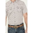 thumbnail image 3 of Moonshine Spirit Men's Banjo Paisley Print Short Sleeve Snap Western Shirt Ivory X-Large, 3 of 4