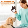 thumbnail image 3 of Moonsky Spiky Dog Toy Ball, Long-Lasting Elastic Plush Squeaky Ball for Interactive Toss and Catch, Boredom Relief for Pets, Pink, 3 of 6