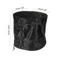thumbnail image 2 of Uxcell 210D Oxford Cloth Roof Turbine Ventilation Covers Waterproof Dustproof Black, 2 of 5