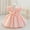Pink, variant on SERTG Little Girls' Party Dress Sheer Paneled Skirt with Back Zipper Short Sleeve Round Neck Princesse Outfit for 6 Months-4 Years(Beige,18 Months)
