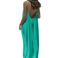 thumbnail image 2 of Dxzfnsa Backless Dresses for Women Lounge Dress Backless Sleeveless House Dress Long Sundress with Back Tie Beach maxi dress, 2 of 8