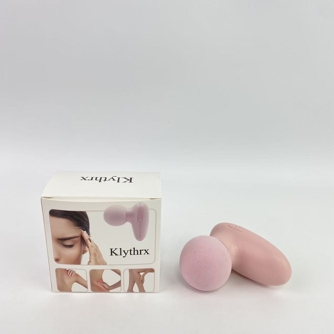 Klythrx Massage apparatus,Mini Massage Gun-Pink，Muscle Deep Tissue Massager Gun, Handheld Percussion Massager, Portable Quiet Massage Gun for Home Office Gym Motehr Day Gifts