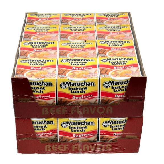 Maruchan Instant Lunch Cup O Noodles Beef Flavored Soup 24 Cups Per Box