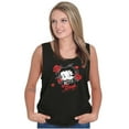 thumbnail image 4 of Retro Betty Boop Cartoon Head Roses Tank Top Tee Shirt Women Brisco Brands S, 4 of 5
