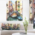 thumbnail image 1 of Pont de Rencontre du Canal de Venise - Impression sur Toile de Paysage Urbain, 1 of 3
