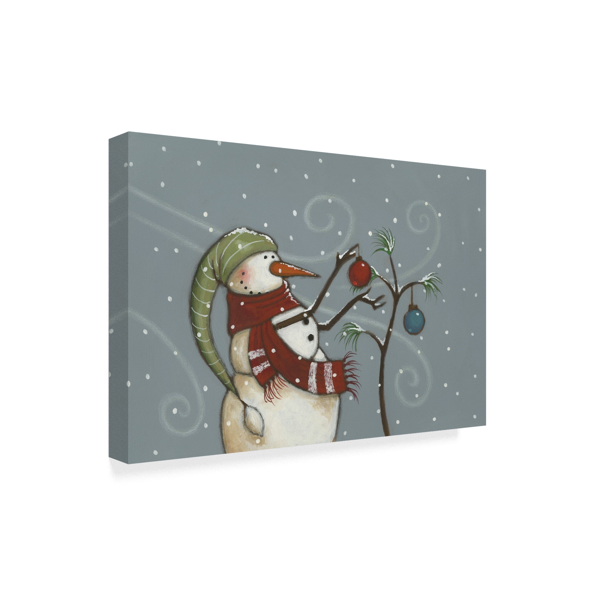 Trademark Fine Art 'Ornaments On The Tree' Canvas Art by Margaret Wilson