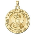 thumbnail image 2 of Picturesongold.Com Saint Robert Bellarmine Religious Medal Necklace Pendants - 2/3 inch Size of Dime, Sterling Silver, 2 of 6