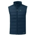 thumbnail image 2 of Men's Cutter & Buck Navy Seattle Mariners Evoke Hybrid Eco Softshell Recycled Full-Zip Vest, 2 of 3