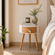 thumbnail image 2 of Mesa Lateral Auxiliar Trend Blanca Estilo Minimalista DIB CARPET & HOME MML004-1000/100, 2 of 4