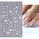 thumbnail image 4 of Flower Nail Art Stickers Nail Decals for Women 3D Self Adhesive Nail Decorations Fashion White Flower Cherry Blossoms Gardenia Nail Designs Nail Art S, 4 of 4