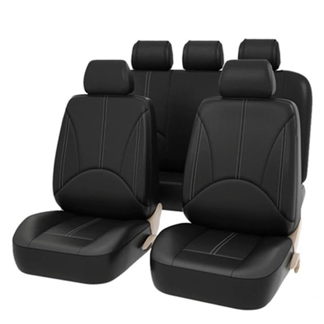 Juego de fundas universales para asientos de coche de cuero PU Likrtyny Protector de asiento estilo automático