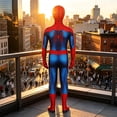 thumbnail image 3 of Halloween Spide Full Body Costume, Classic Hero Role Play Outfit, Cosplay Bodysuit Halloween Costume, Holiday Halloween Party Outfit, L, 3 of 5