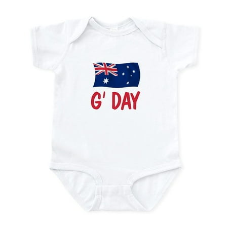 

CafePress - Australian G day Infant Bodysuit - Baby Light Bodysuit Size Newborn - 24 Months