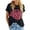 Black, variant on Womens T Shirts Graphic Rose Graphic Tee Loose Fit Summer Short Sleeve Boyfriend Crew Neck Tshirts Top
