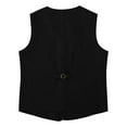 thumbnail image 5 of Bcfgryg Men's Wool Blend Vest Casual Formal Sleeveless V Neck Outerwear For Daily Wear Home Party Spring Autumn Winter Mens Waterproof Jacket Black L, 5 of 5
