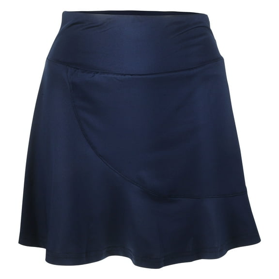 SEWCHICS Women's Navy Fitness Skirt Polyester Lightweight Comfortable for Workouts Sports and Casual Wear 1 Piece