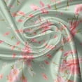thumbnail image 5 of Ambesonne Flowers Valance Pack of 2, Retro Spring Blossoms, 54"X12", Mint Pink, 5 of 5