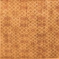 thumbnail image 1 of Ahgly Company Indoor Square Abstract Orange Modern Area Rugs, 3' Square, 1 of 4